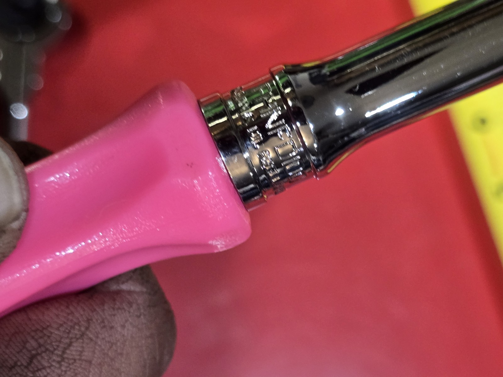 !PINK SNAP ON RARE SWIVEL HEAD SET! 3/8 Drive and 1/4. THNFD72 and FHNFD100. NEW