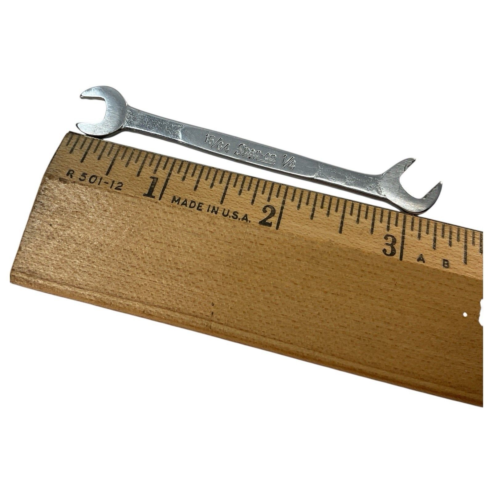 Snap-on DS1516 Offset Open End Ignition Wrench 15/64 x 1/4 Inch USA Fast Ship
