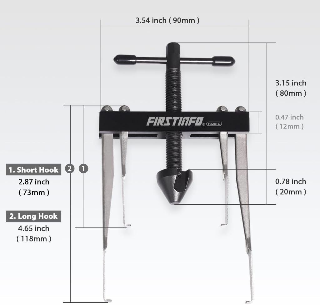Efficient Crankshaft Puller Tool for Oil Seal Replacement without Dismantling