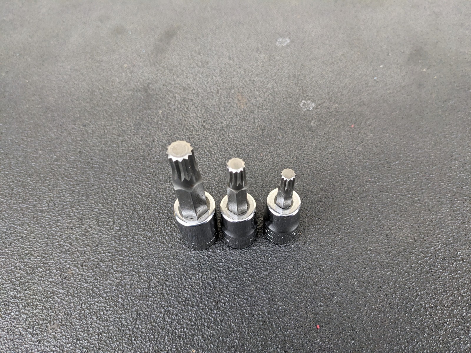 #bp504 Snap-on USA 3/8″ Drive 3pc Metric Triple Square Socket Set FTSM6E,8E,10E