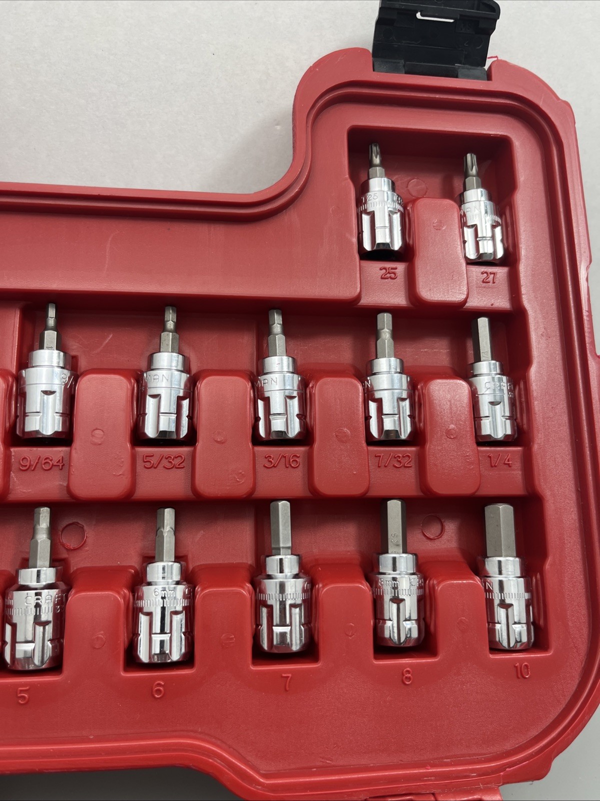 Craftsman «MINT» 80PC Max Axess SAE & Metric Pass-Thru «COMPLETE» Set – 32820