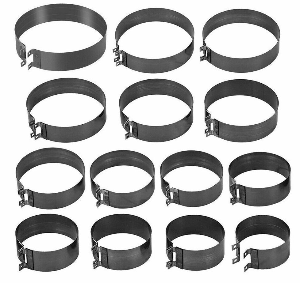 Professional 14Pcs Piston Ring Compressor With Ratcheting Plier & Carrying Case