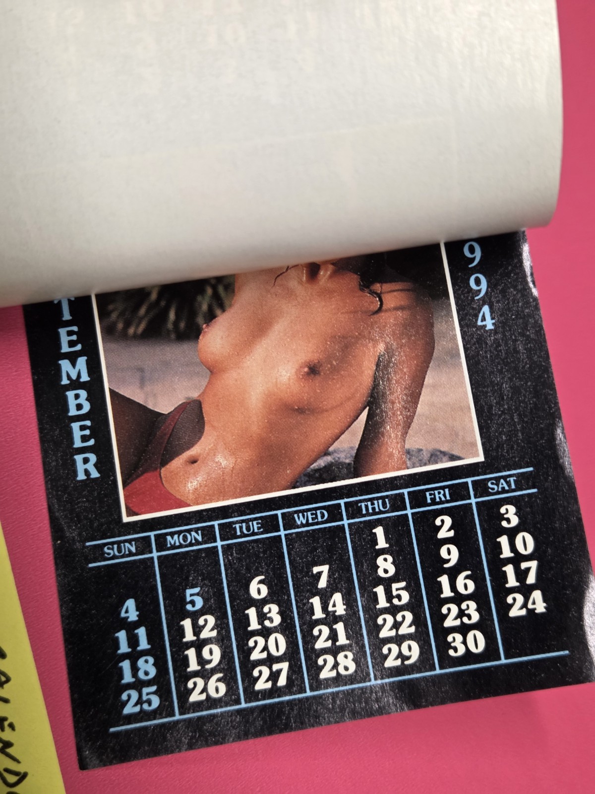 Mini TOPLESS Calendar 1994 Promo Advertising 3″ X 4″ #VNC94
