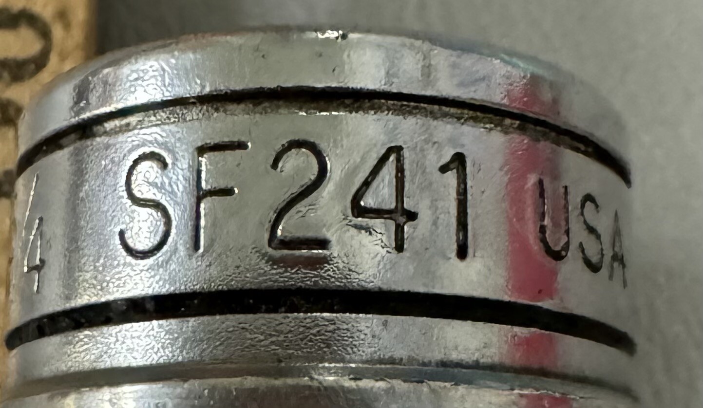 Snap-on Tools SF241 3/4″ Inch 3/8″ Drive 12 Point Deep SAE Chrome Socket USA