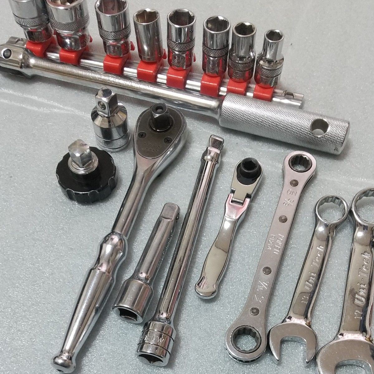 KTC Ko-ken TONE DEEN 3/8 Ratchet Socket Tool Set Japan Mixed Lot