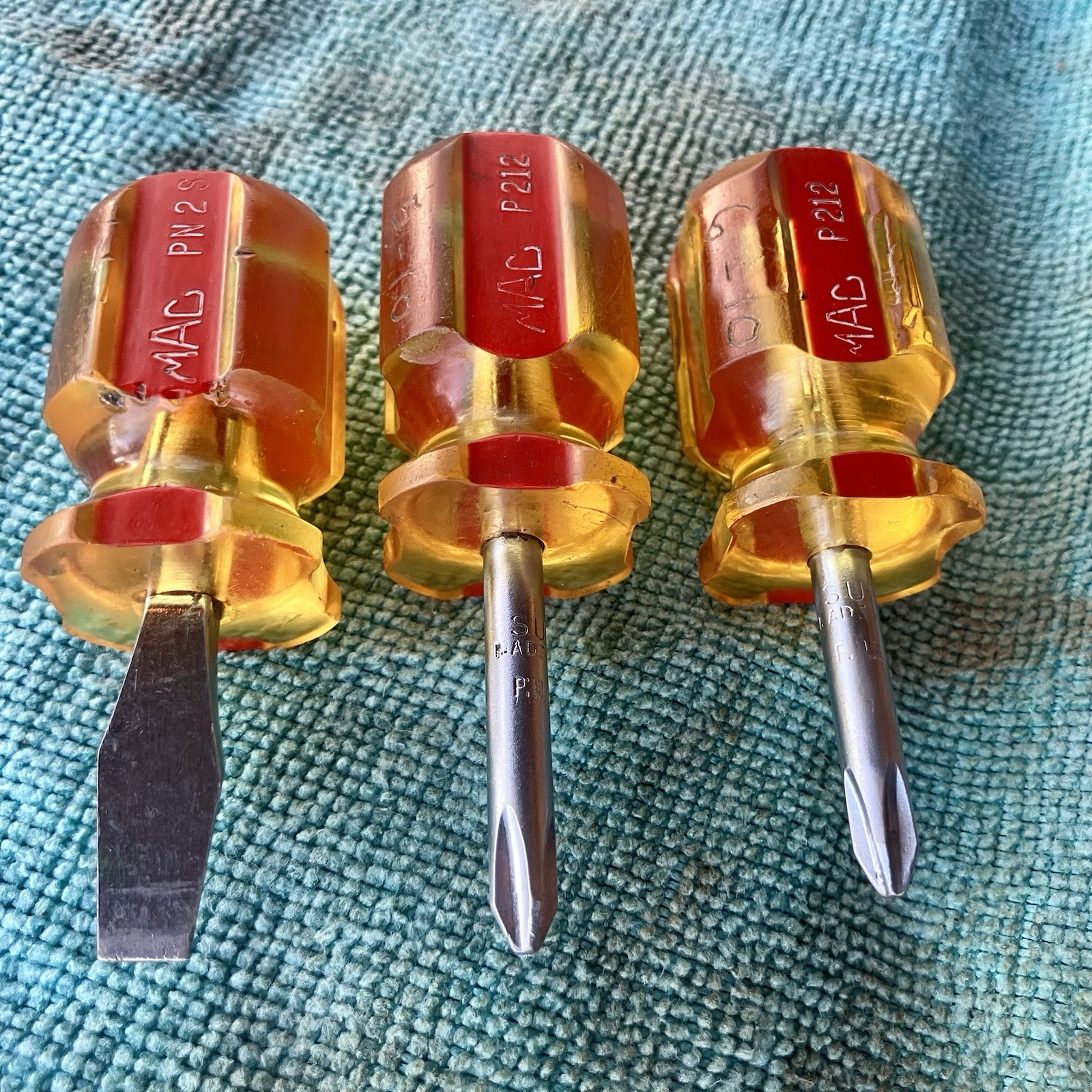 MAC Tools PN2S, P212 Stubby Screwdrivers Phillips & Flathead – FREE SHIPPING