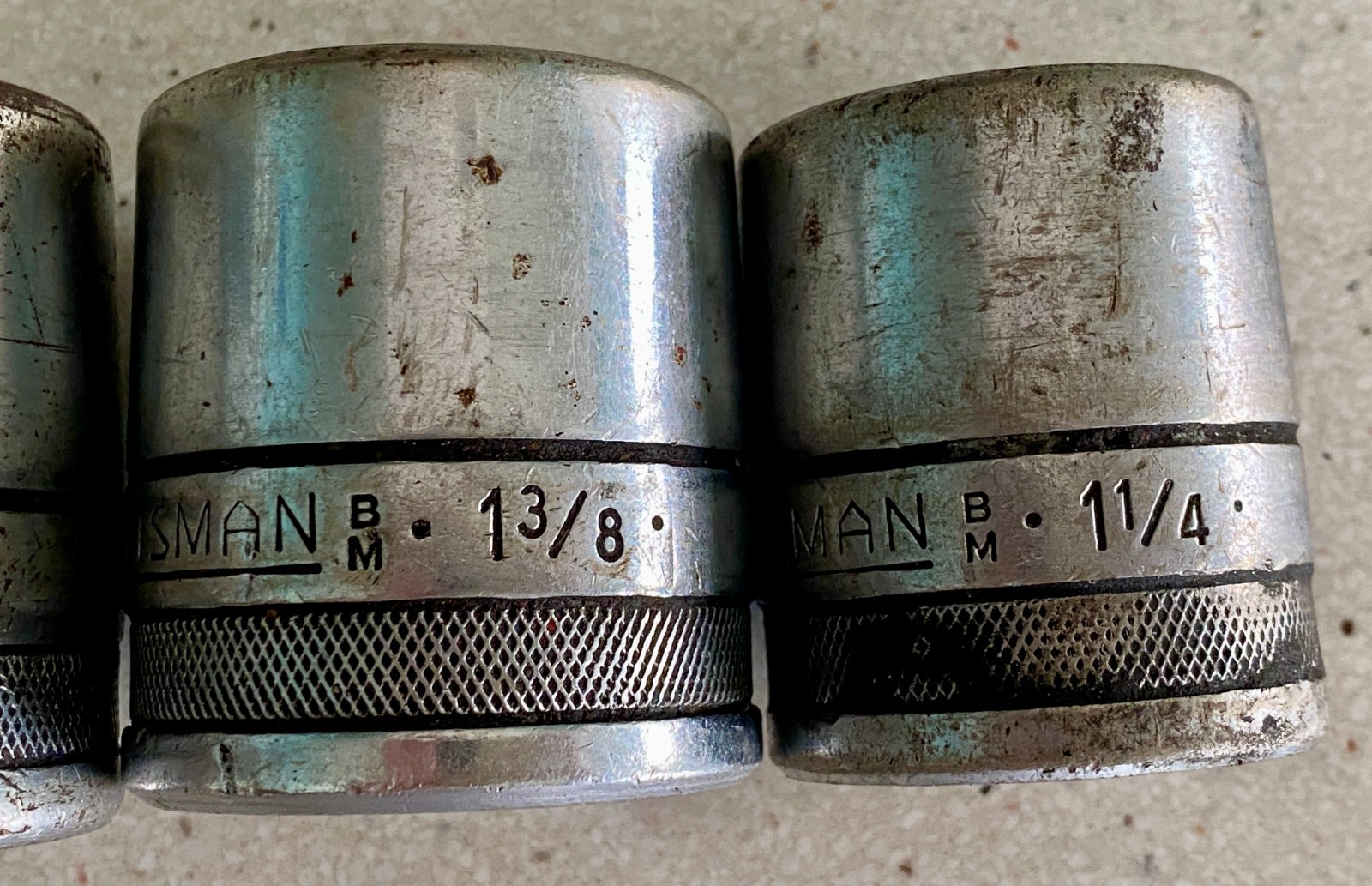 Craftsman Vintage BM 3/4″ Drive Socket Lot 12 Point 1 1/4 1 3/8 1 7/16 1 1/2