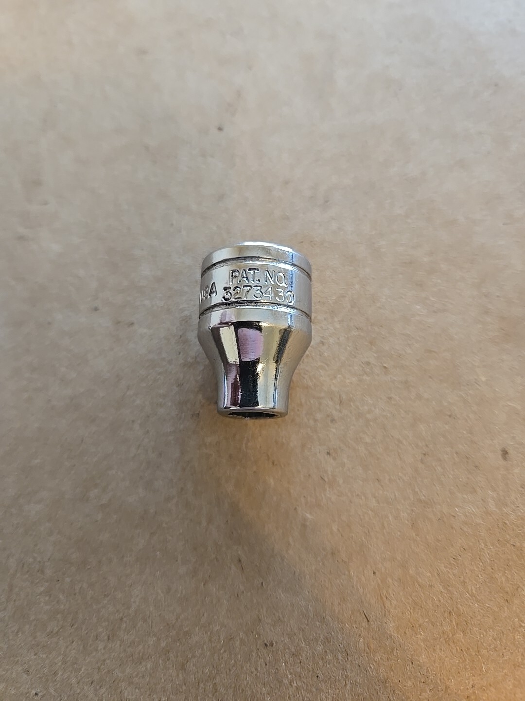 Snap On 3/8″ Drive 1/4″ 6PT Shallow Chrome Socket FS-081
