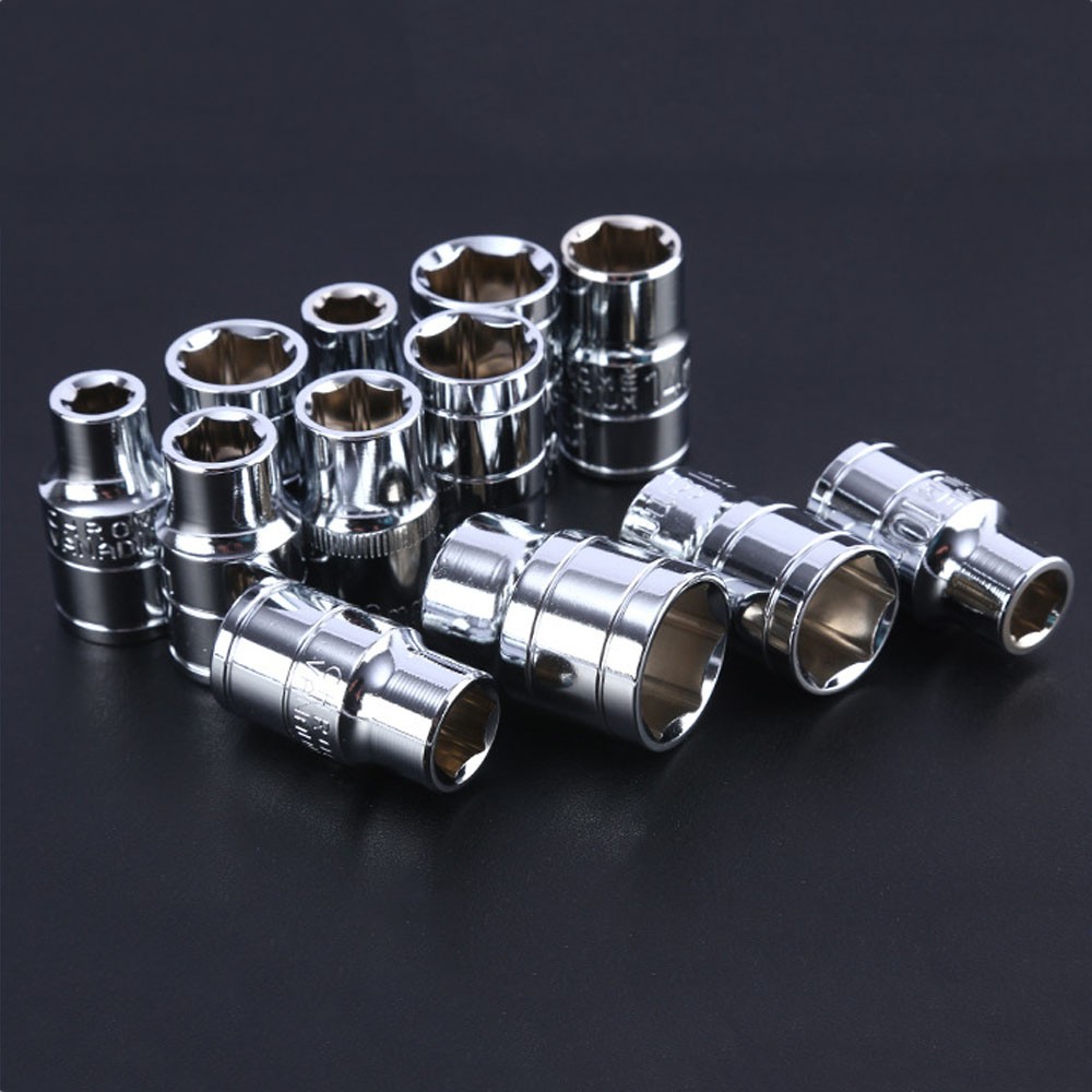 1/2″ Drive 6 Point Shallow & Deep Metric Socket 8mm-32mm Standard Sockets Cr-v ！