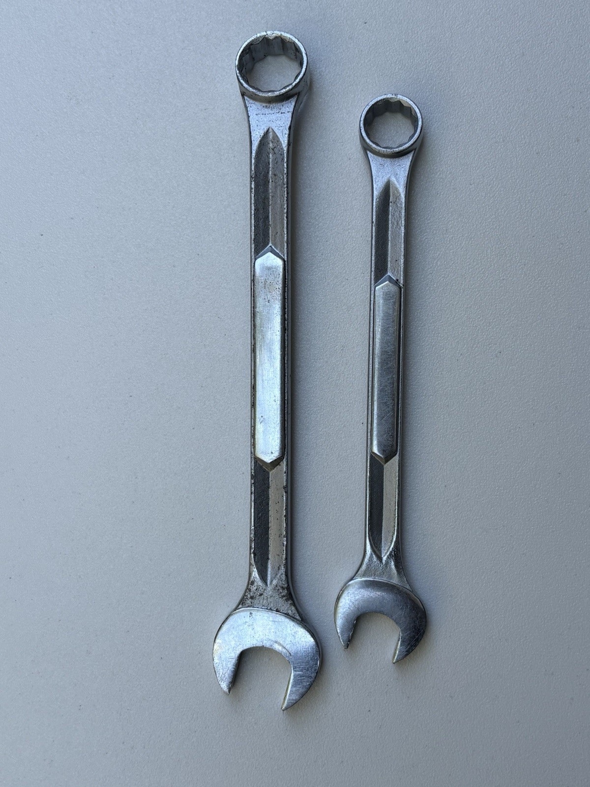 Vintage Dayton USA 3/4” & 5/8” Combination Wrenches 4X149 4X147 Made in USA
