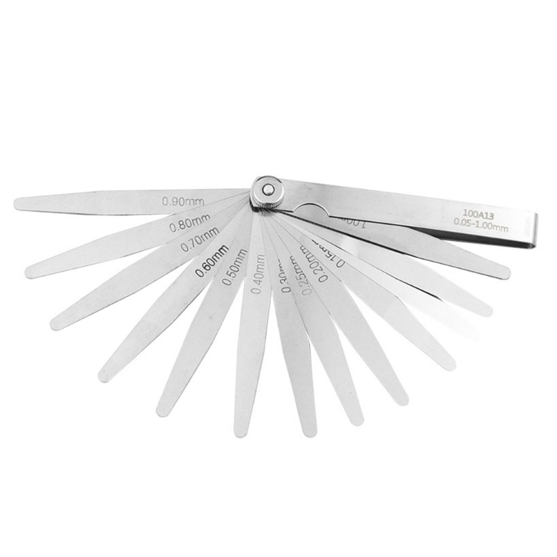 Stainless Steel Feelers Gauges Set Measuring Tool for Engineering Woodworking