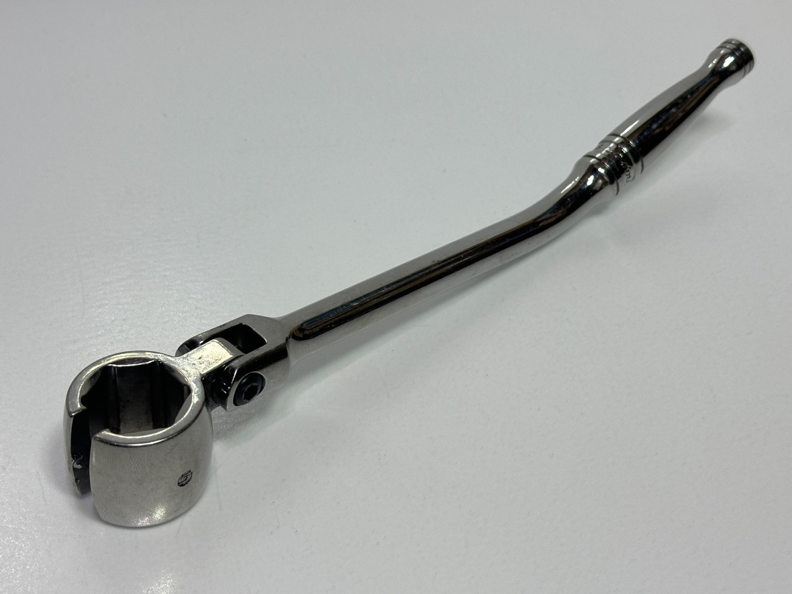 🇺🇸 Snap-on Tools USA Flex Head Oxygen Sensor Chrome Ratchet Wrench SWR1A 7/8″