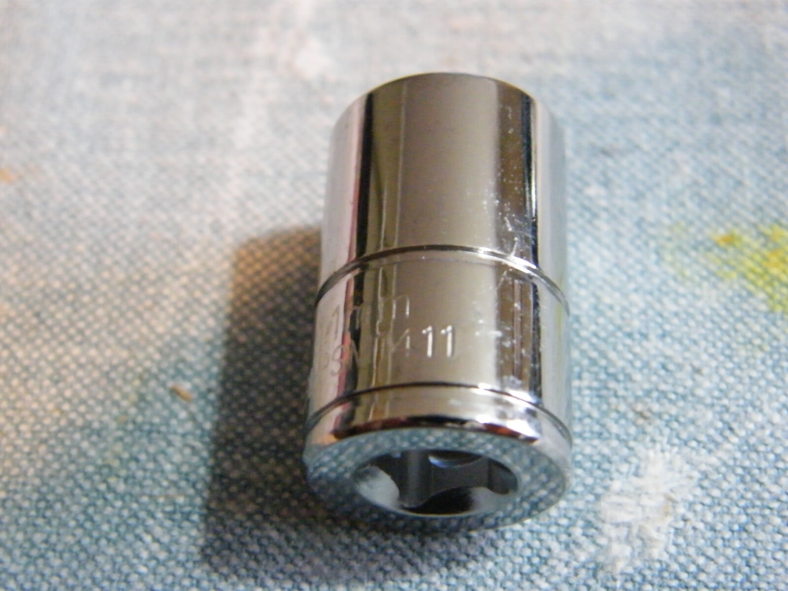 Blue Point 11mm 6 point 1/4″ drive socket BLPSM1411 shallow NEW unused