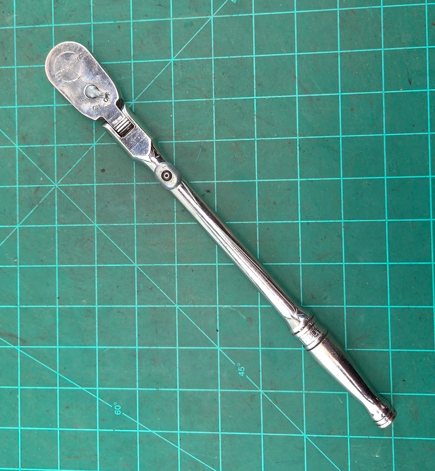 Snap On Tools 3/8″ Drive FX80 Long Locking Flex Head Dual 80 Sealed Ratchet