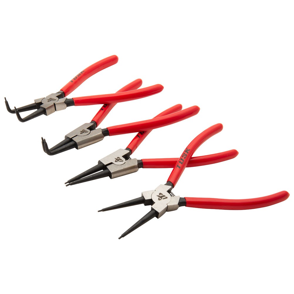 Tusk BGCP4PCS Heavy Duty Snap Ring Circlip Plier Set