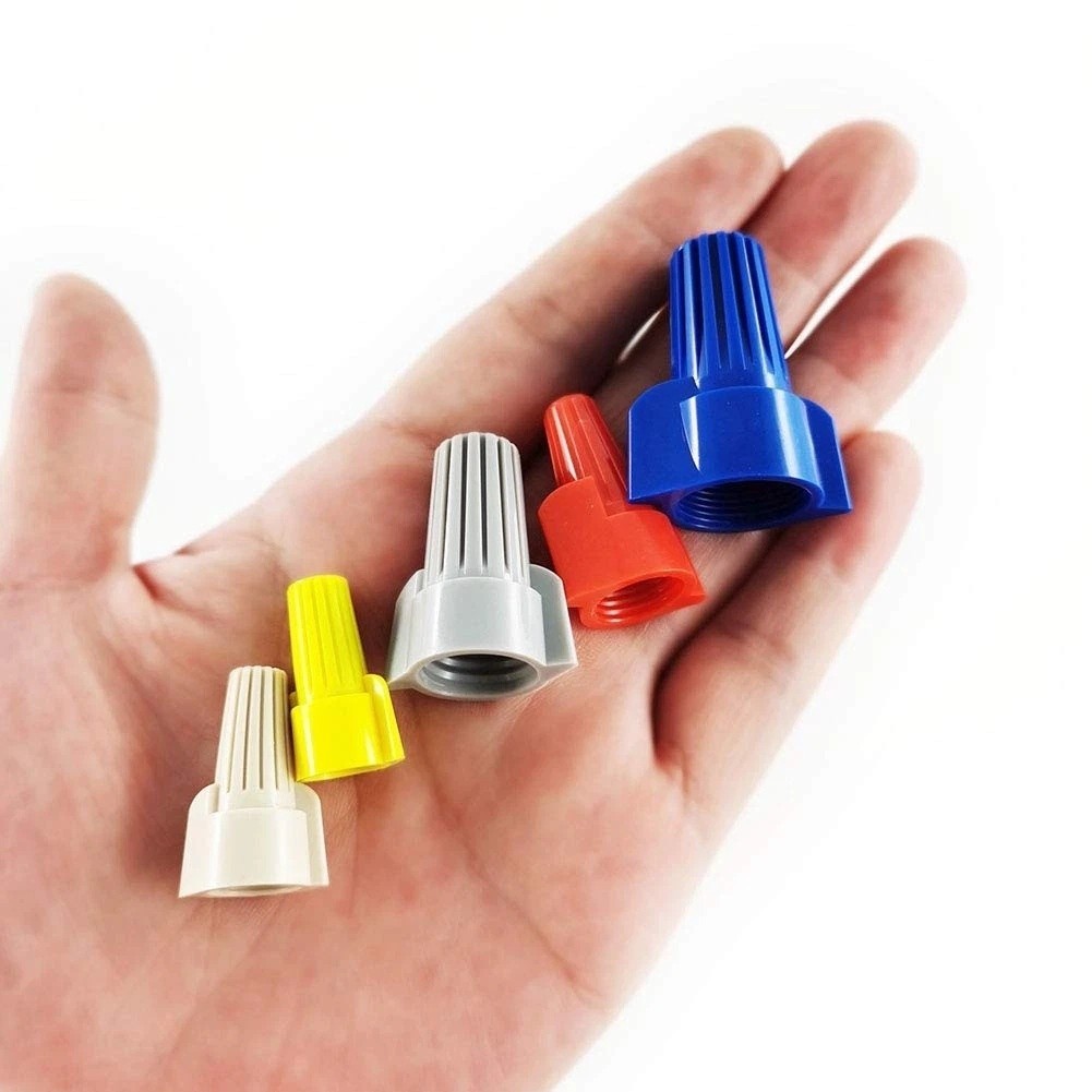 50 Pieces Spiral Terminal Nut Connectors Wire Electrical Connection Set