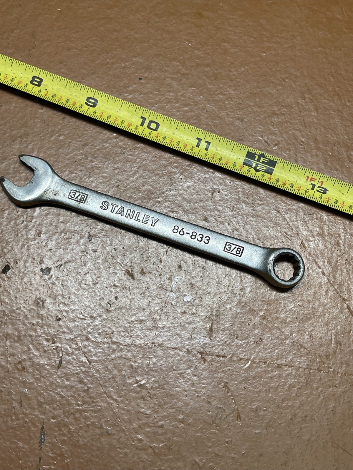 Stanley Tools 86833 3/8 In SAE 12 Point Combination Wrench 86-833