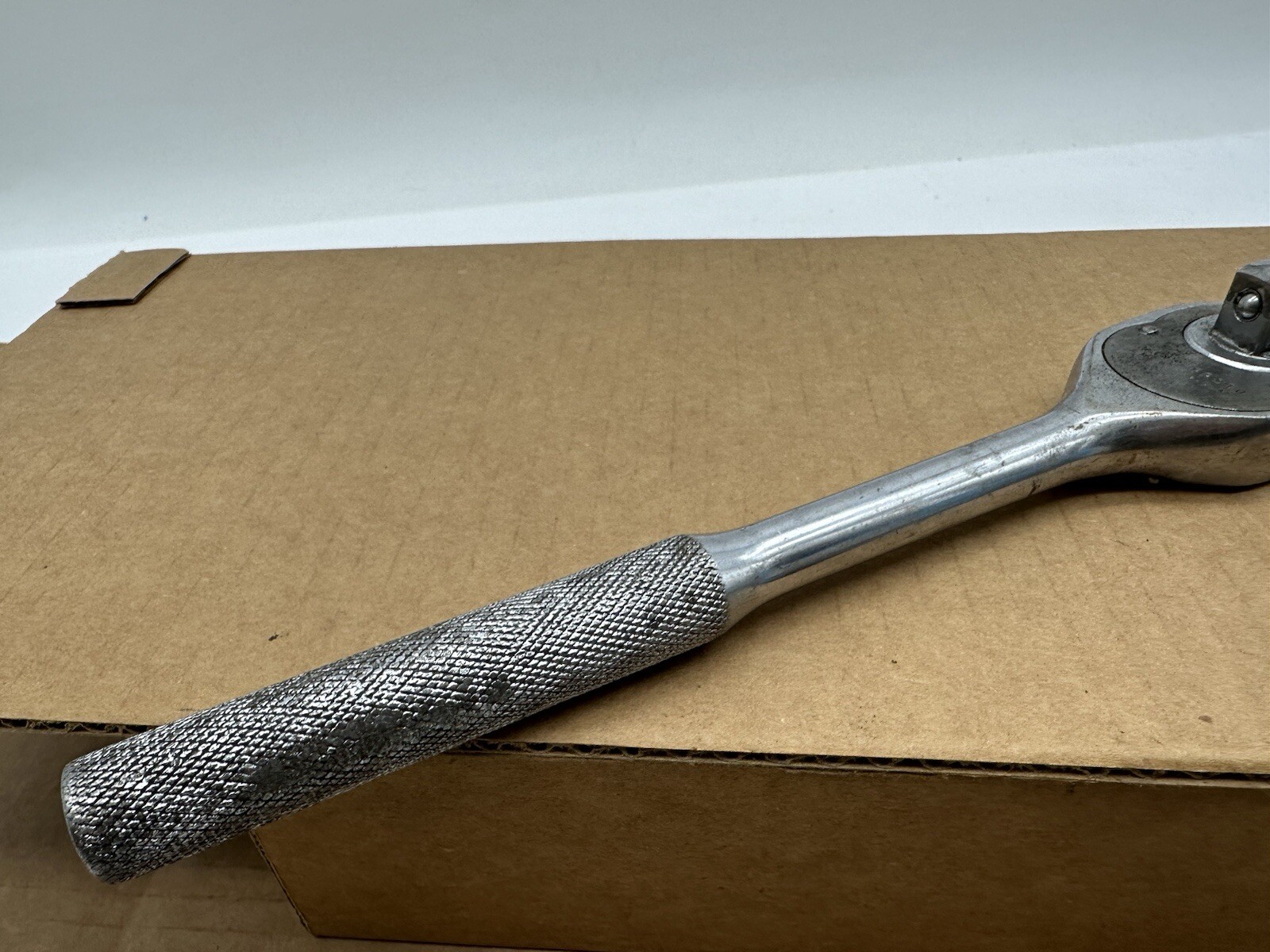 Vintage Proto 1/2″ Drive 10″ Long Pear Head Ratchet 5449 LOS ANGELES USA.