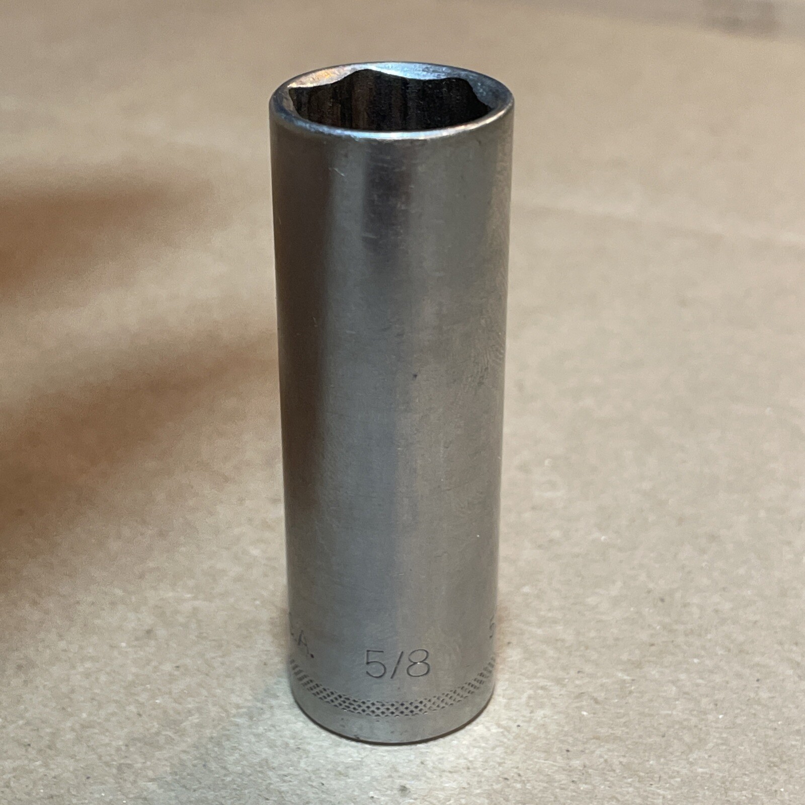 Easco USA 3/8″ Drive Deep 5/8″ Chrome 6 Point Made in the USA Socket 52 1220
