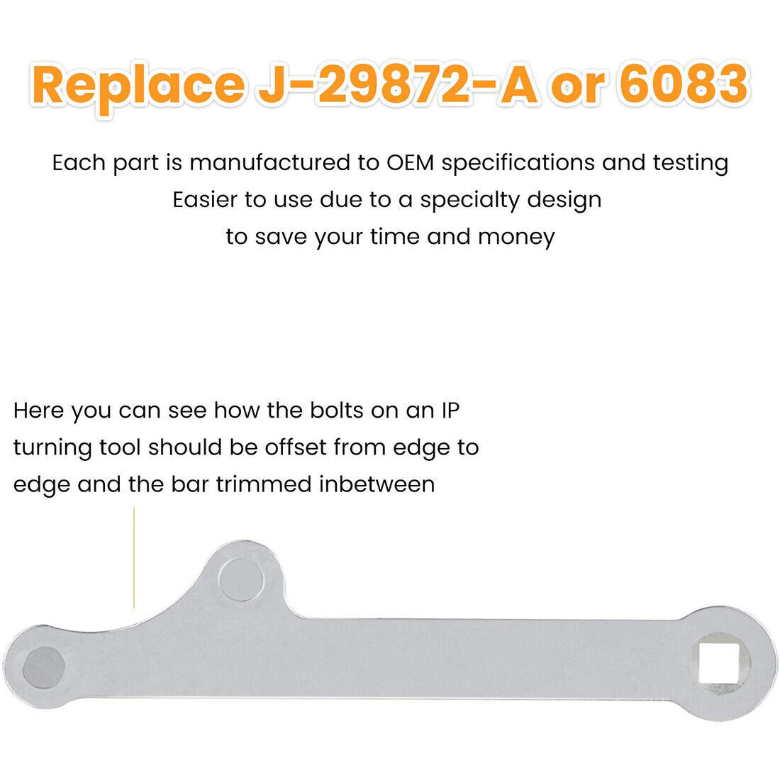 For GM C/K G/P 6.5 L Diesel Injection Pump Adjustment Wrench Auto Tool J-29872-A
