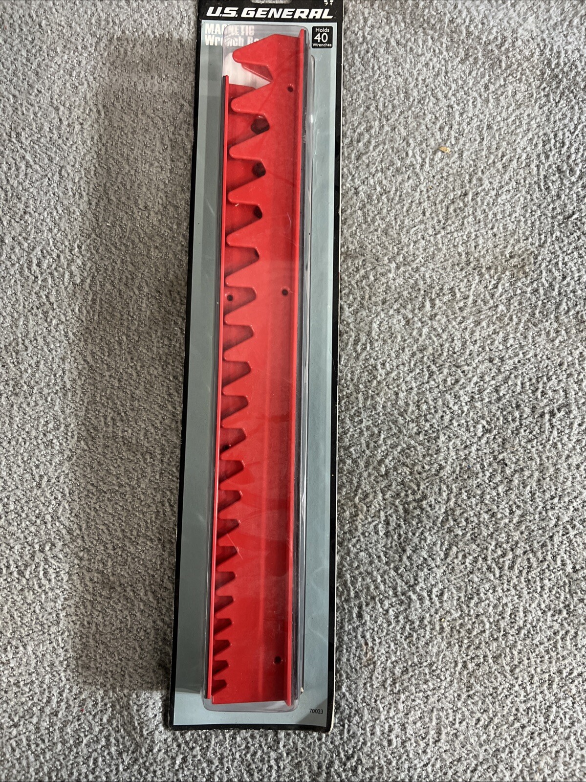 US General 4-Piece Magnetic Wrench Rack Holds 40 Wrenches