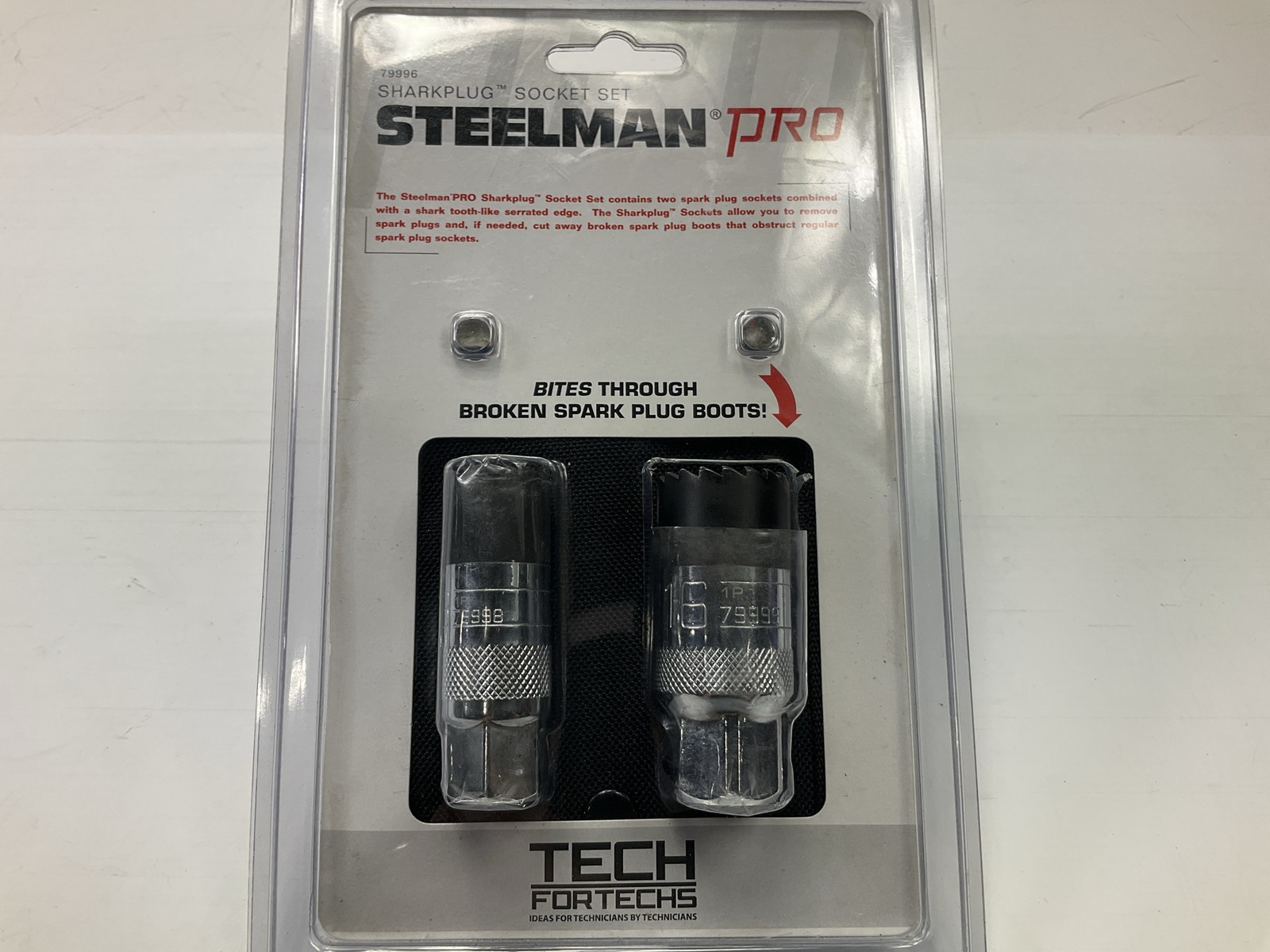STEELMAN PRO 79996 2-Piece 3/8-Inch Drive Spark Plug Socket Set, 5/8″ And 13/16″