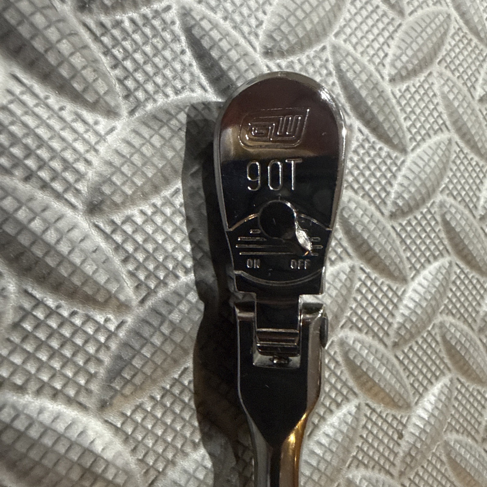 GEARWRENCH Slim 1/4 INCH 90 TOOTH FLEX HEAD CHROME RATCHET 81012T Free Shipping