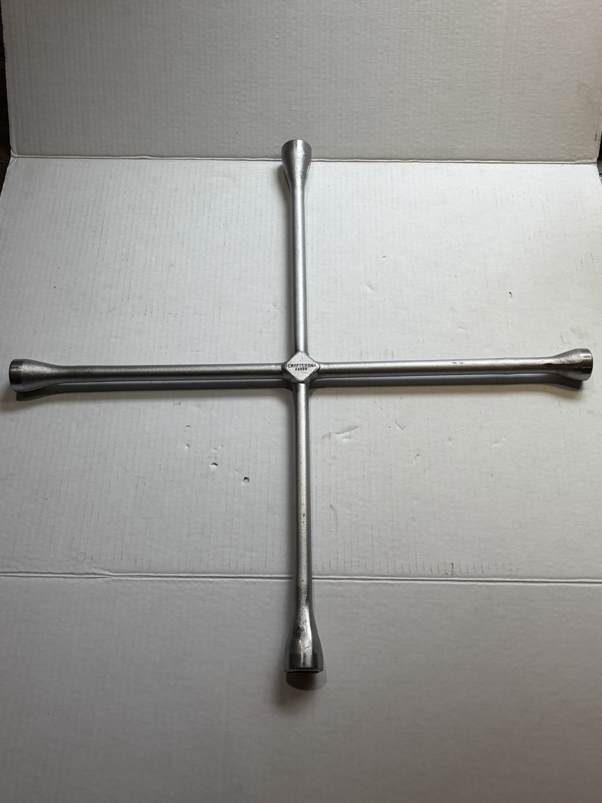 Rare Vintage Craftsman 22” 4-Way Tire Lug Nut Wrench Auto Mechanic Tire Iron USA