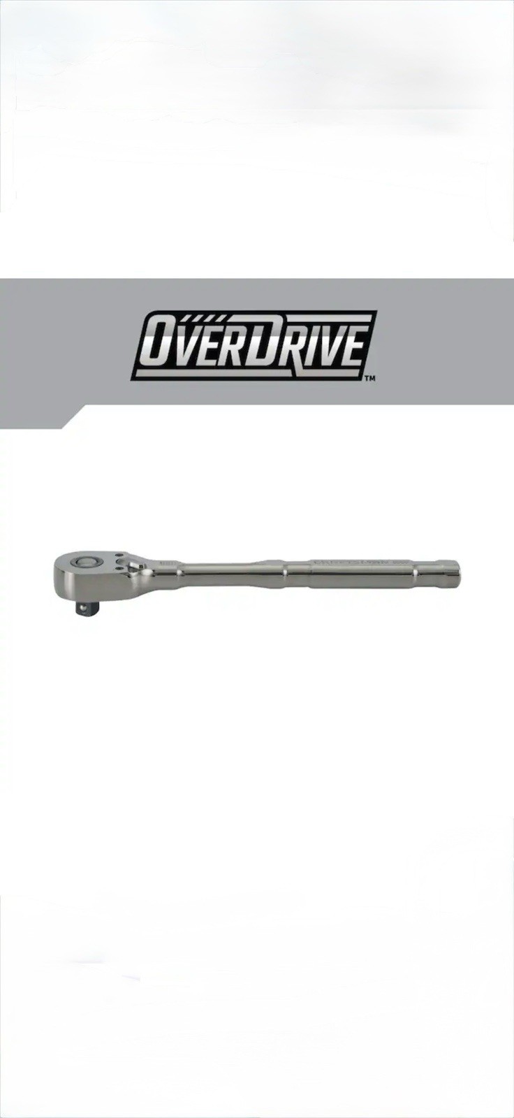 Craftsman overdrive 180-tooth 1/2 Drive Gunmetal Ratchet