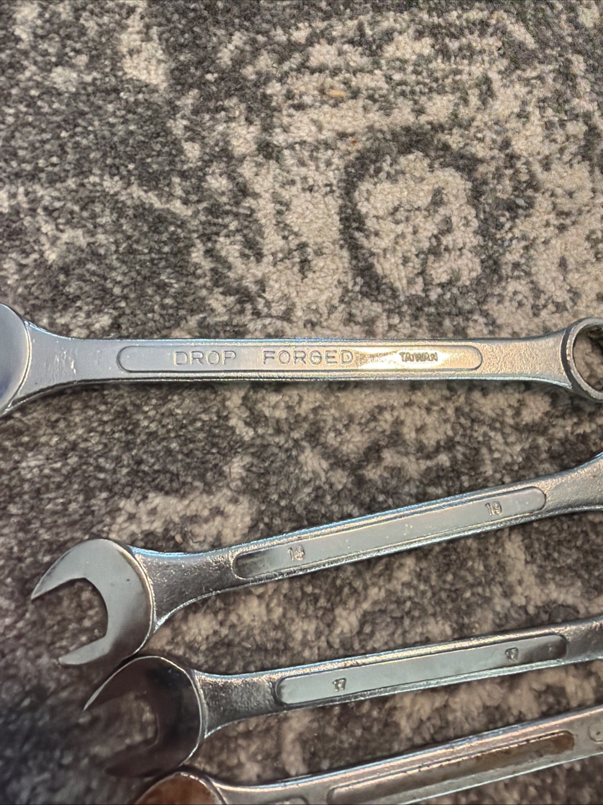 Set Of Wrenches Drop Forged Steel Metric Customary Lot Wrench Tool Tools Kit