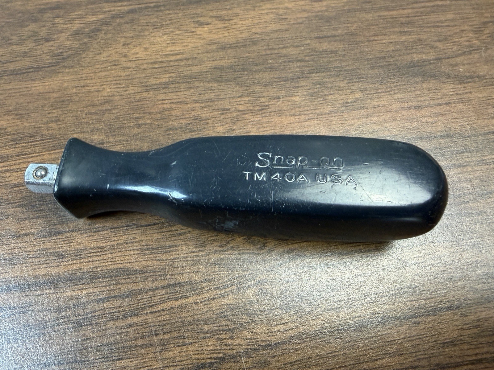 Snap-on Tools TM40A 1/4″ Drive Stubby Hard Handle Socket Driver Underline USA