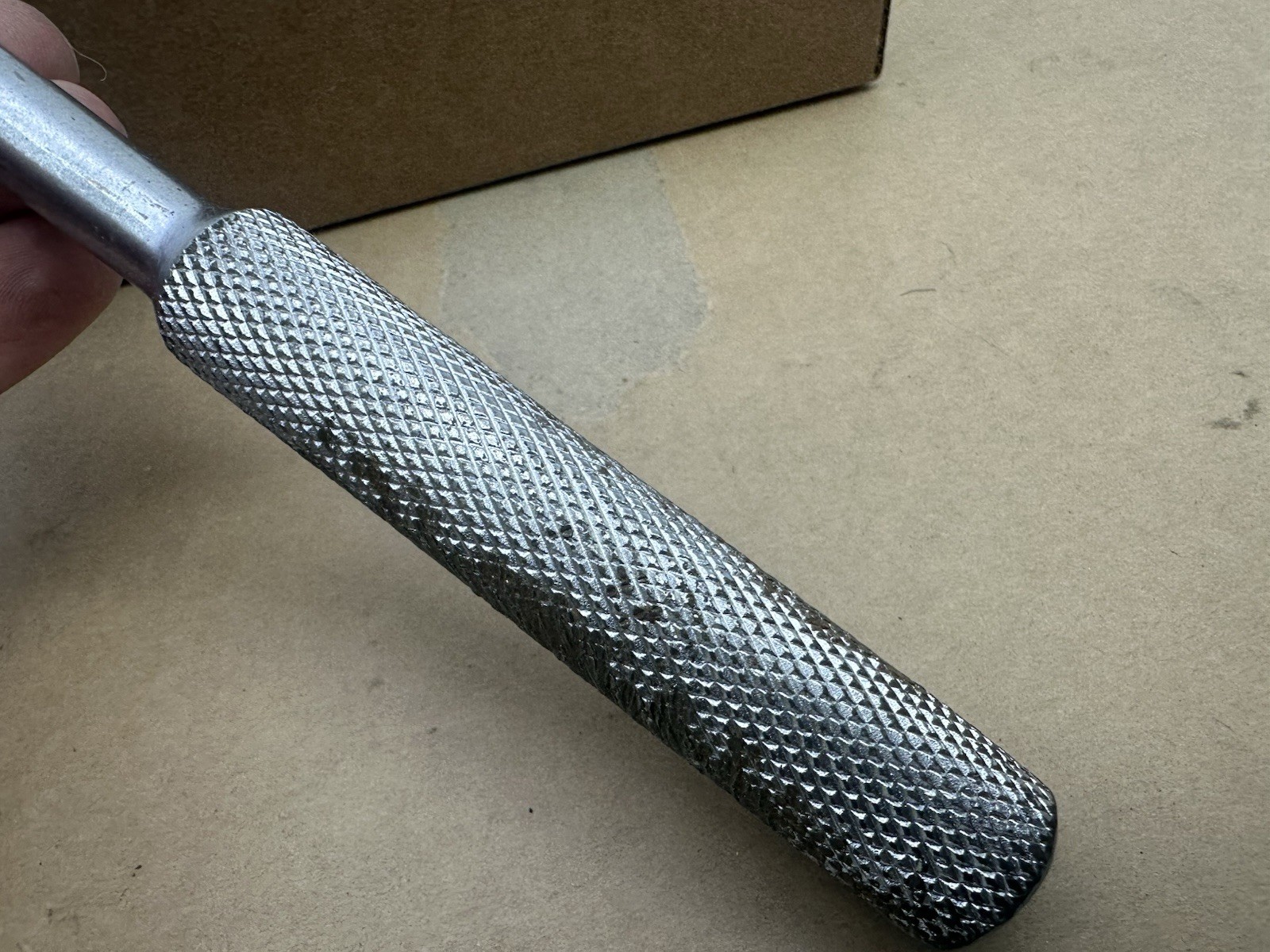 Thorsen 3/8″ Open Gear Socket Knurled Grip Ratchet Model 77 Made USA *READ