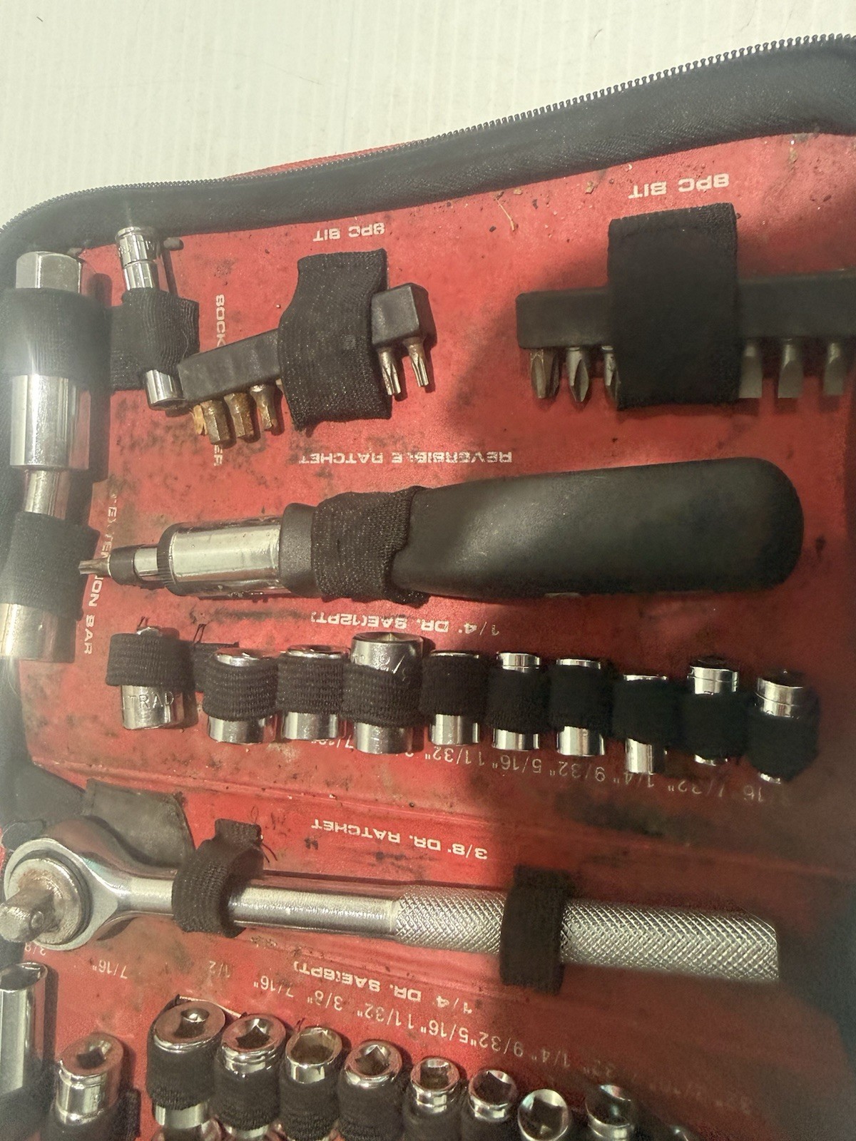 Alltrade Tool Socket Set 55 Piece In Pouch See Photos Nearly Complete