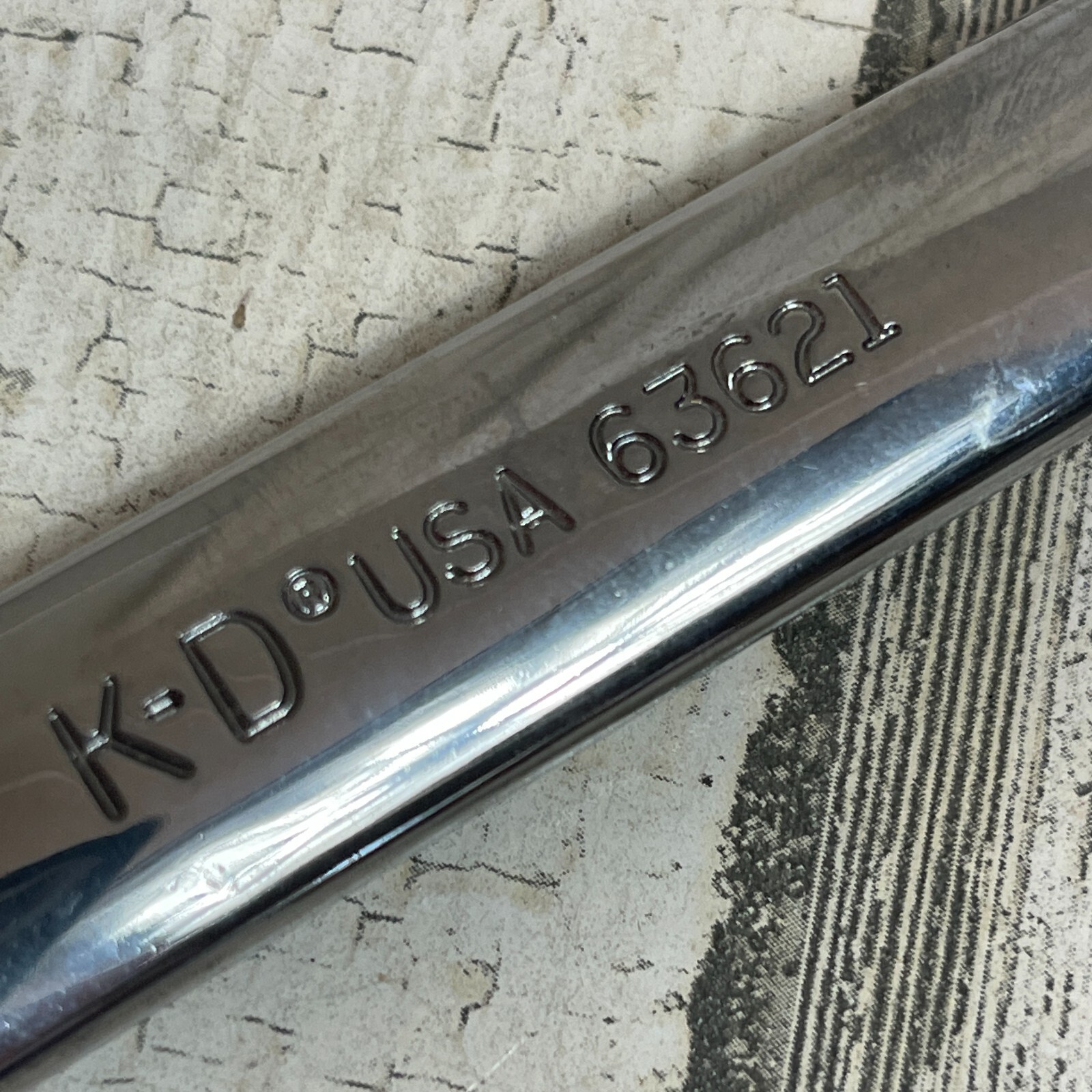 K-D 21mm USA Made Combination Wrench Metric 63621 Polished KD