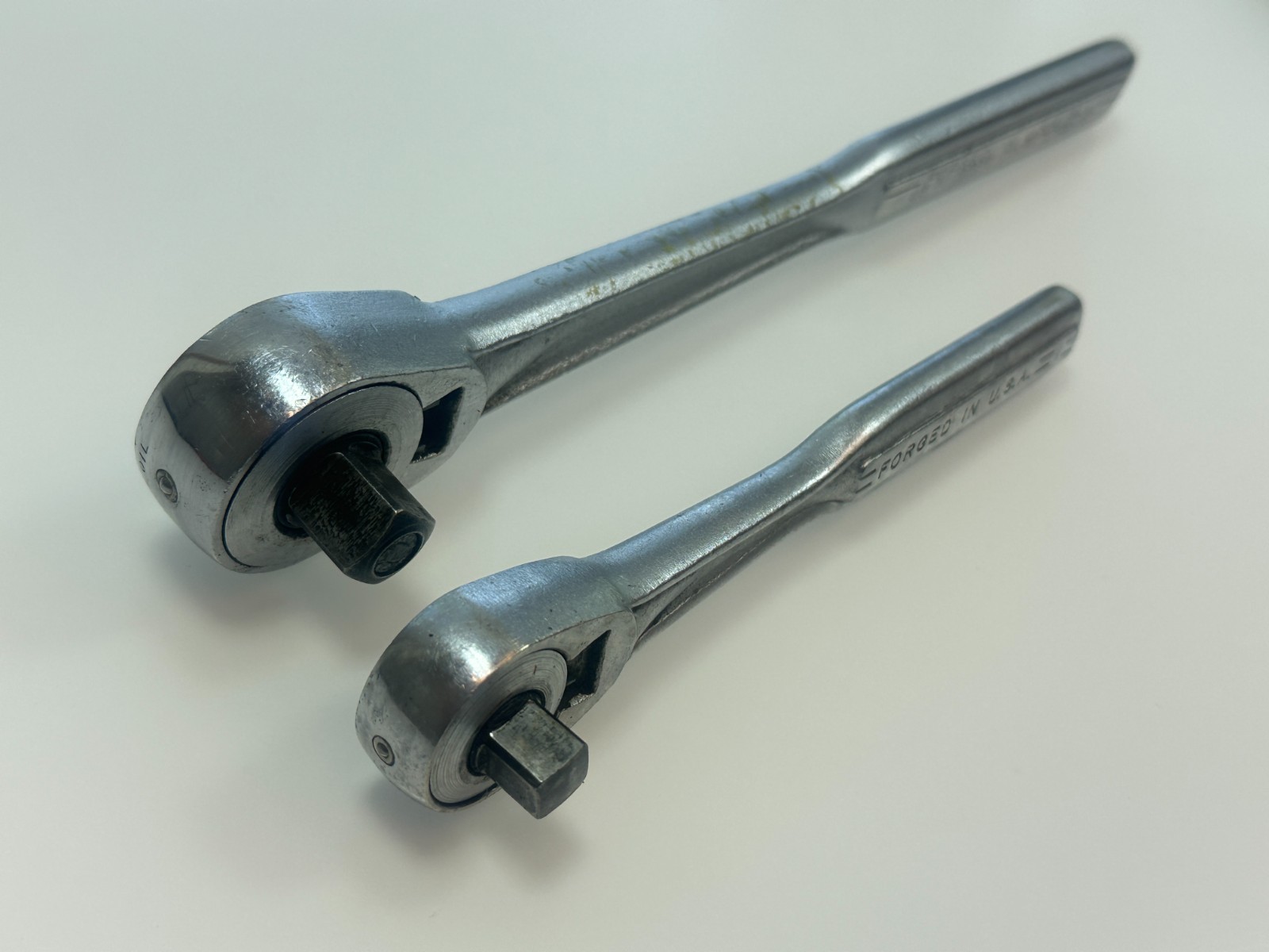 🇺🇸 Craftsman Tools USA 2pc V Series 1/2″ & 3/8″ Drive Ratchet Set w/ Oil Ports