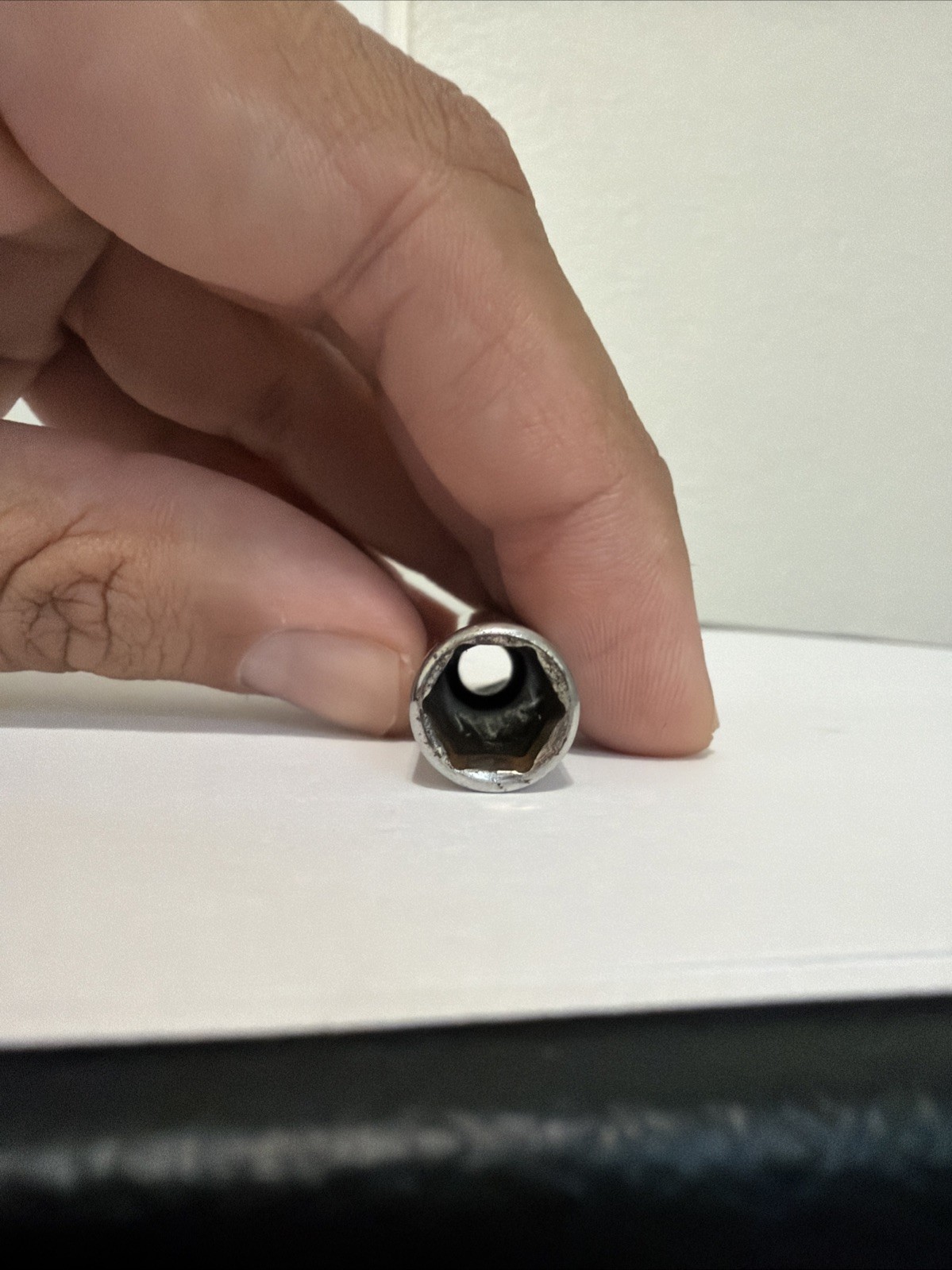 Snap On 1/4″ Drive 9MM 6PT Metric Deep Chrome Socket USA STMM9
