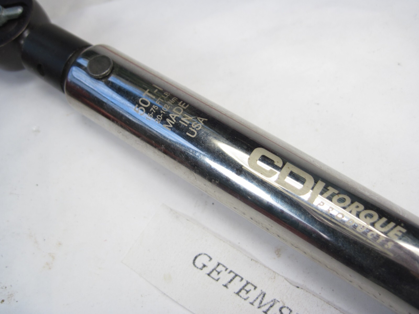 Snap On/CDI 3/8″ Drive Torque Wrench 15-75 FT Lbs 20-102 Nm MINT
