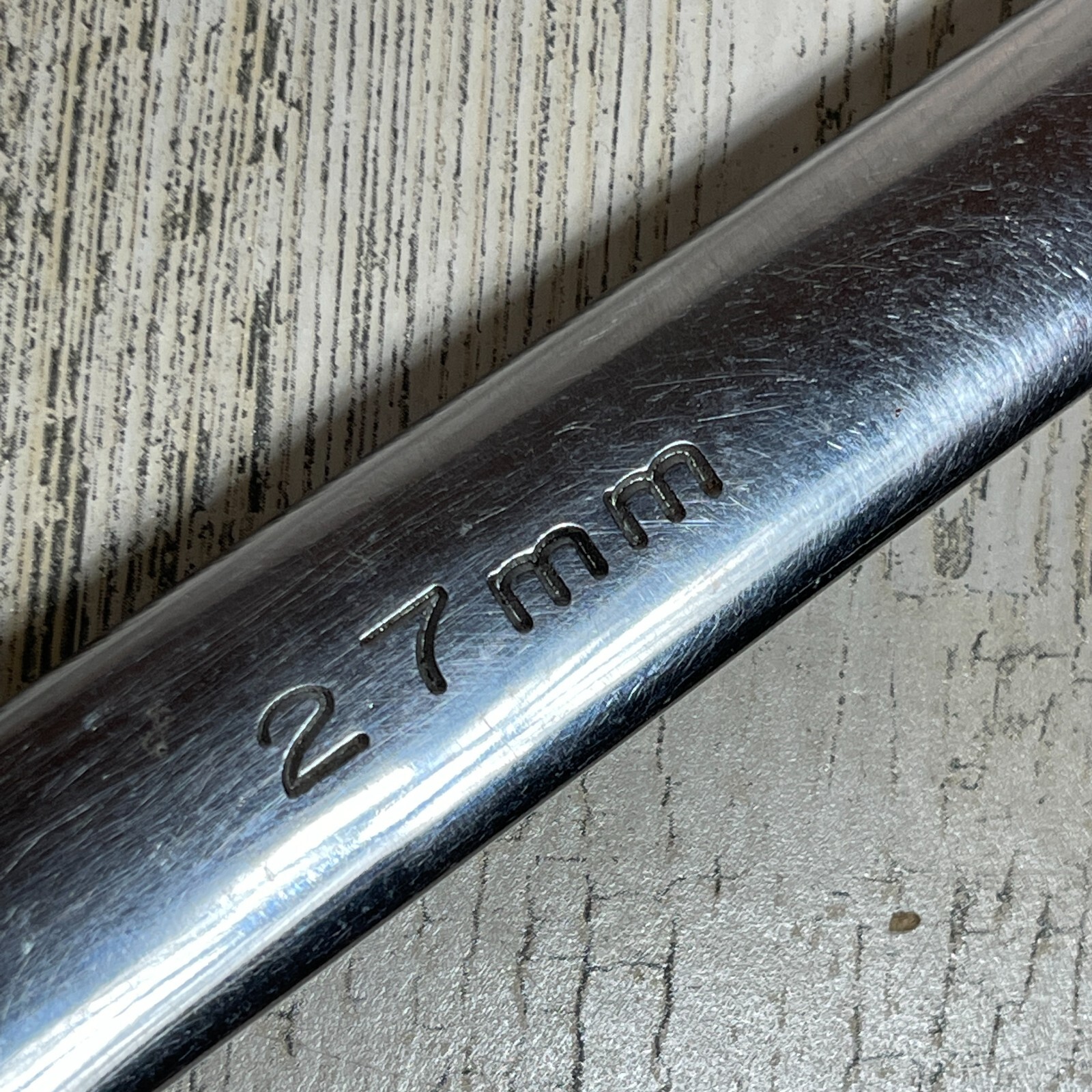 88327 S-K Pro Tools 27mm 12pt Metric Regular Combination Chrome Wrench 14.5″L SK