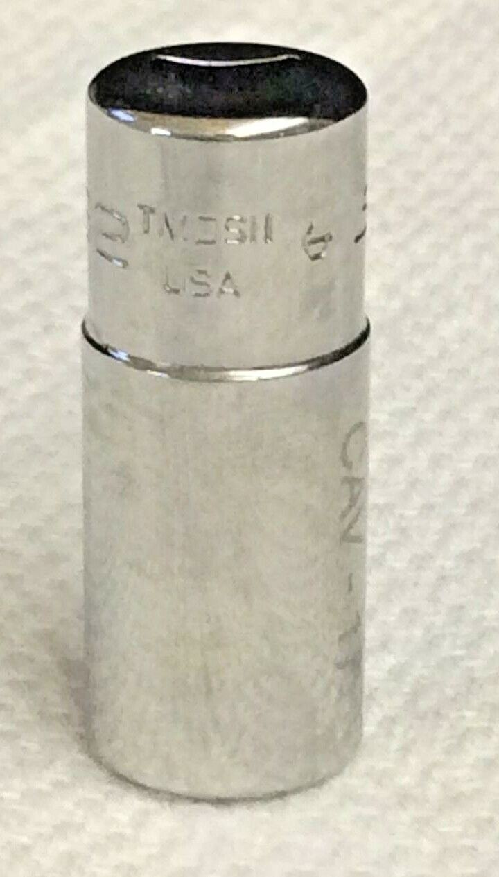 SNAP ON TMDS11 SEMI DEEP SOCKET 1/4 INCH DRIVE 12 POINT SAE 11/32 INCH NEW
