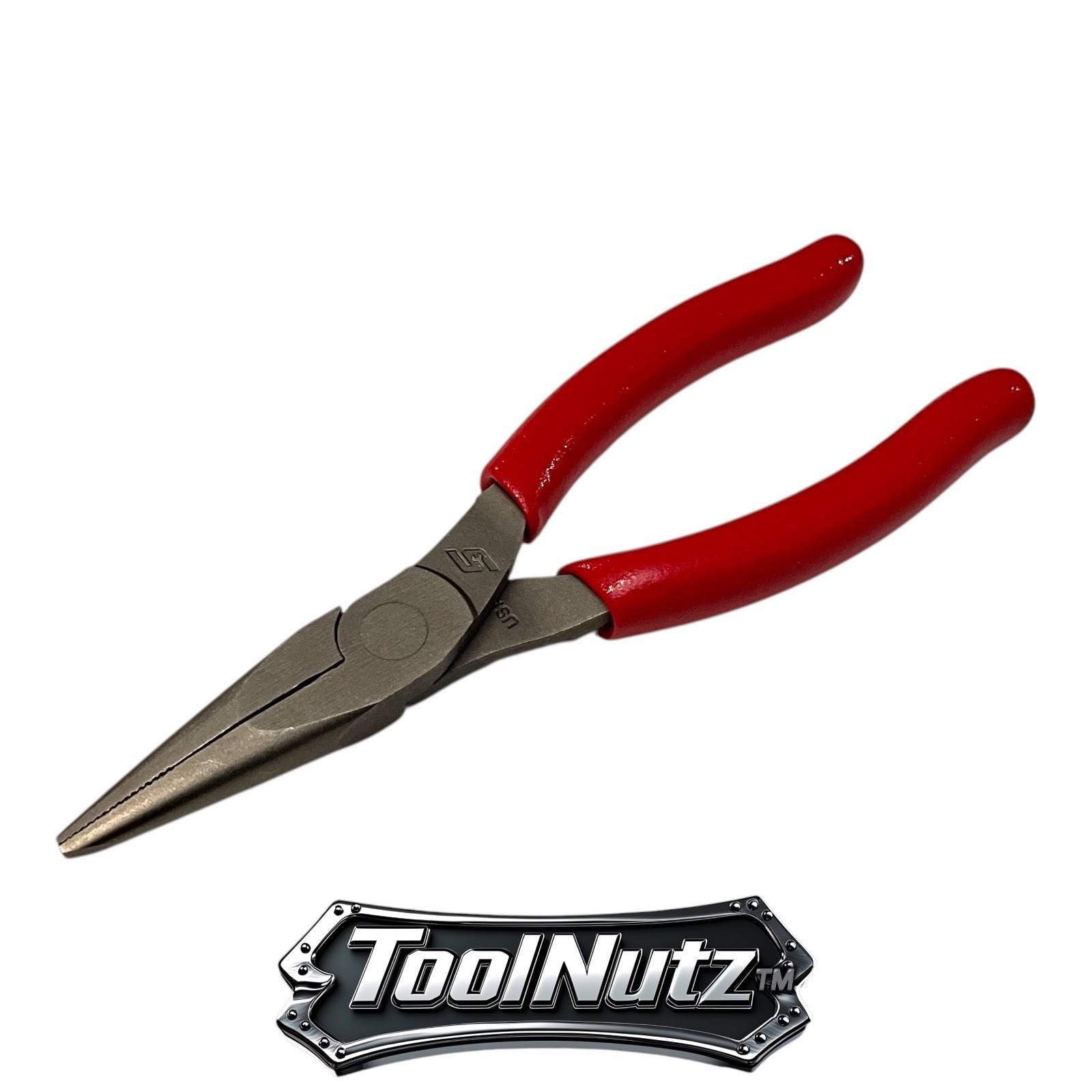 Snap-on Tools NEW 95ACF 6″in. RED Soft Grip Rounded Jaw Needle Nose Pliers USA