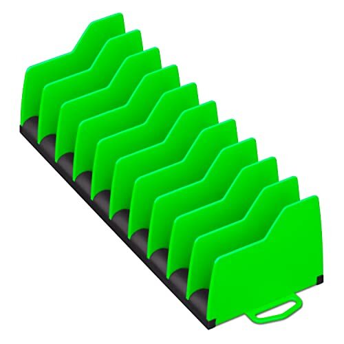 Ernst 5501 No-Slip 10 Tool Plier Organizer – Green
