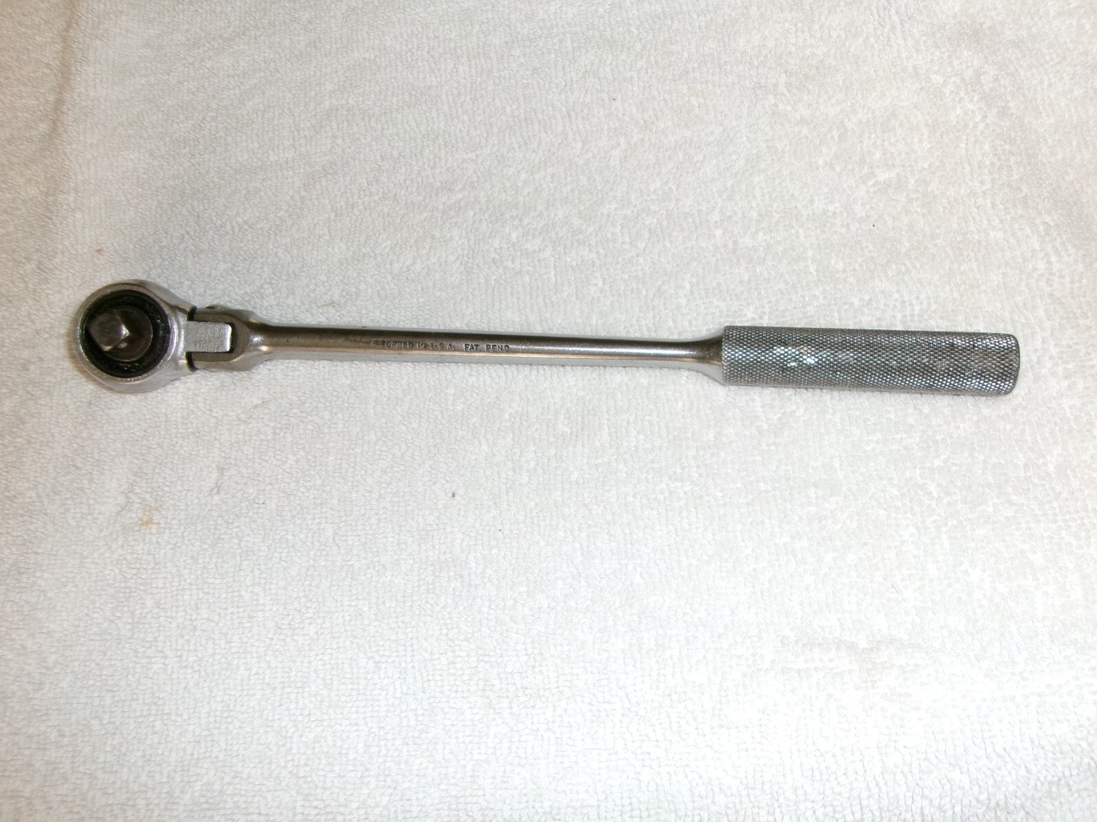 Vintage Champion CT-405 Plug-Master 3/8″ Drive Flex Head Ratchet 11″ Long USA