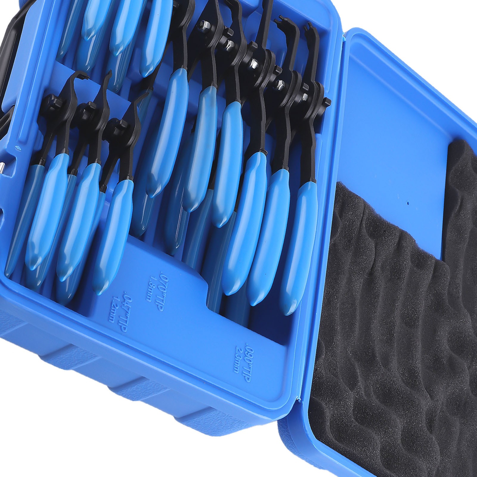 12 PC Versatile Retaining Snap Ring Pliers Fixed Tip Combination 9″ tip pliers