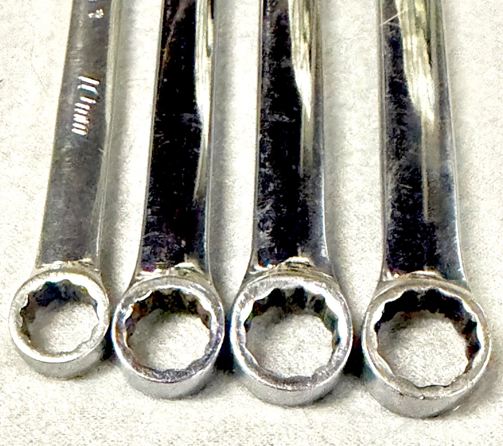 Snap On OEXLM Metric Long Combination Wrench Set 10mm-19mm Flank Drive Hand Tool