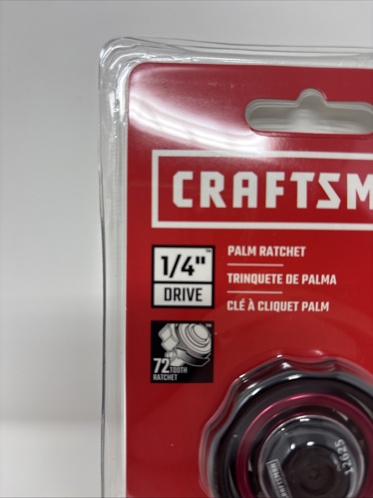New CRAFTSMAN 1/4 Inch Drive Palm Ratchet PN 12625 CMMT86004