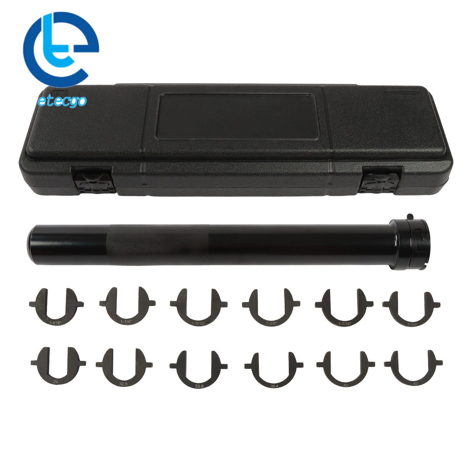 New 13pc Inner Tie Rod Removal Installation Tool Set with 12 SAE Metric Adaptors