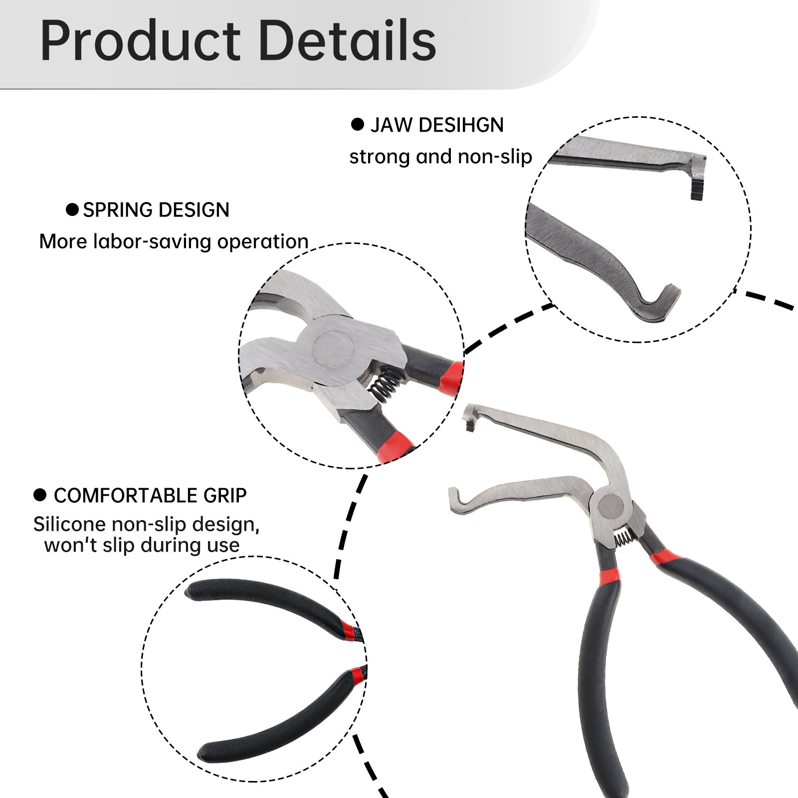 For Lisle 37980 Electrical Disconnect Pliers 60 Degree Angled Spark Plug Tool US