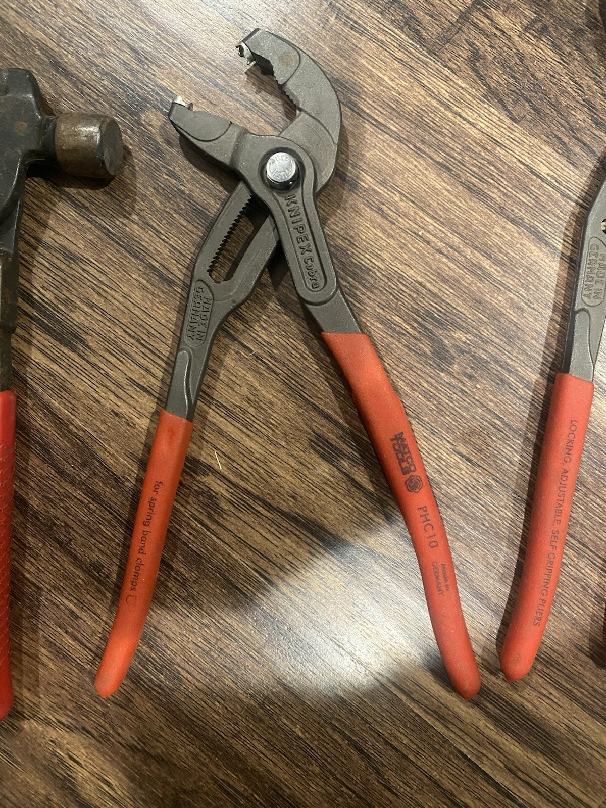 Knipex 10″ Cobra Pliers Matco Tools PC10 Locking Adjustable Self Crimping Pliers
