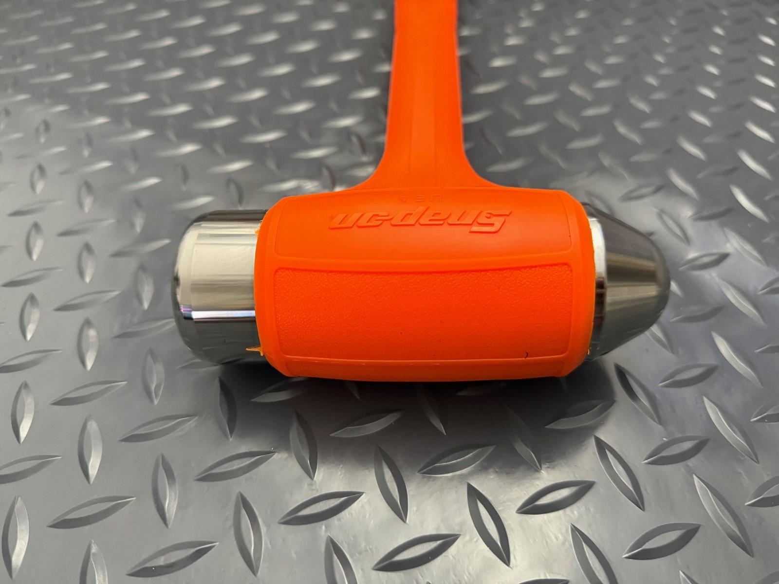 Snap-on Tools USA 56oz ORANGE Soft Grip Dead Blow Ball Peen Hammer HBBD56O NEW