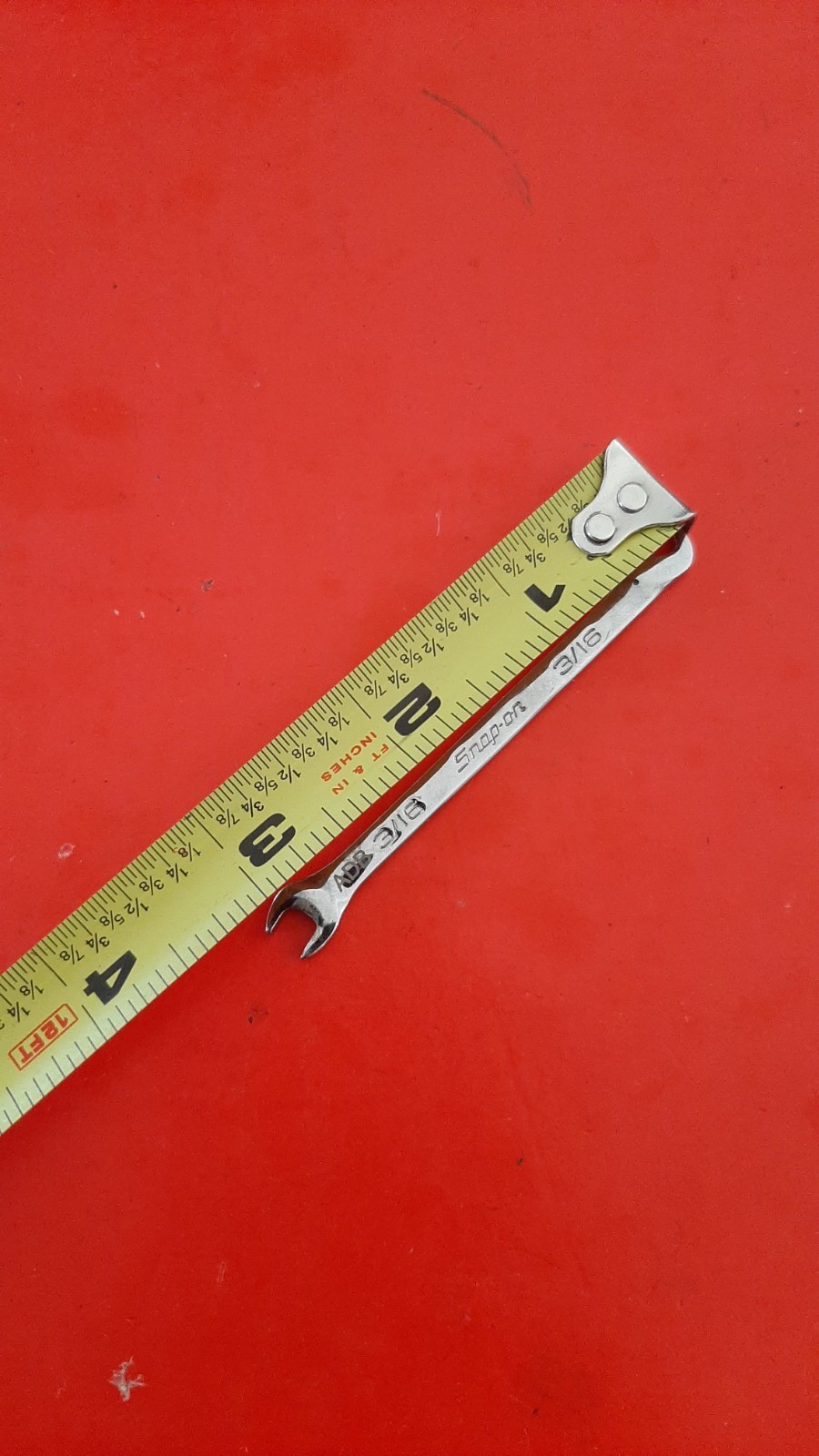 Snap-on Tools 3/16″ 15°/60° Offset Open-End Ignition Wrench DS1212A ENGRAVED 325